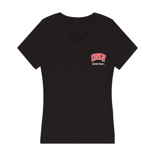 UNLV - NCAA Women's Basketball : Alexis Swillis - Women's V-Neck T-Shirt-0