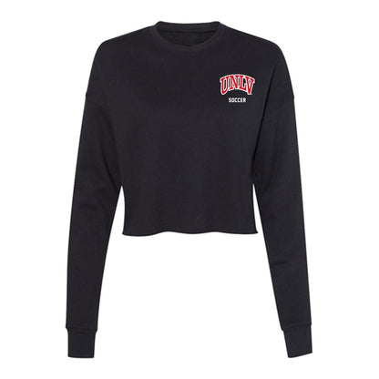 UNLV - NCAA Men's Soccer : Bryce Allred - Women's Cropped Crew Fleece-0