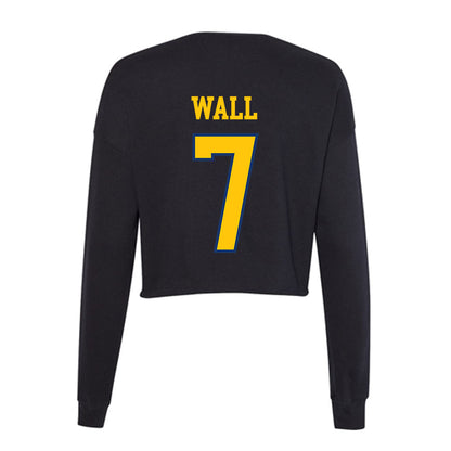 Drexel - NCAA Women's Lacrosse : Ellie Wall - Women's Cropped Crew Fleece-1