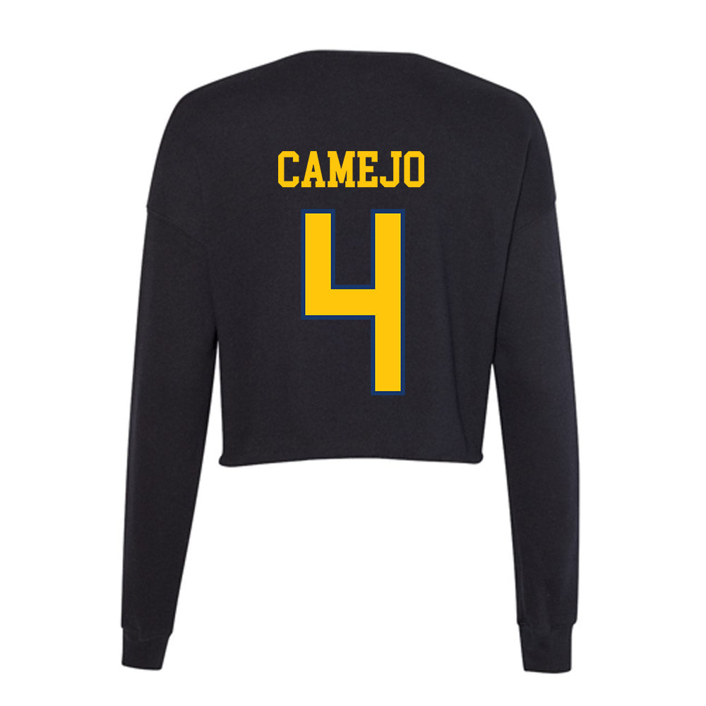 Drexel - NCAA Men's Soccer : Mateo Camejo - Women's Cropped Crew Fleece-1