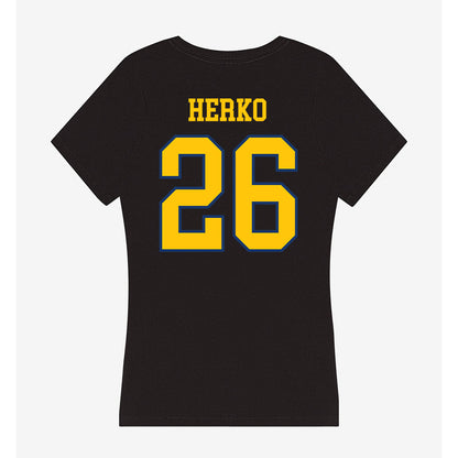 Drexel - NCAA Women's Soccer : Emma Herko - Women's V-Neck T-Shirt-1