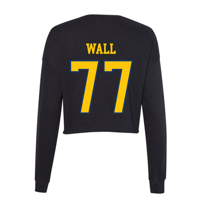 Drexel - NCAA Men's Lacrosse : Lincoln Wall - Women's Cropped Crew Fleece-1