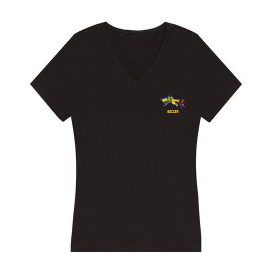 Drexel - NCAA Women's Soccer : Reese Power - Women's V-Neck T-Shirt-0