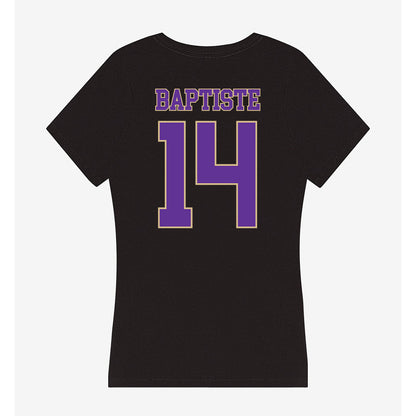 Western Carolina - NCAA Football : vanier Baptiste - Women's V-Neck T-Shirt-1