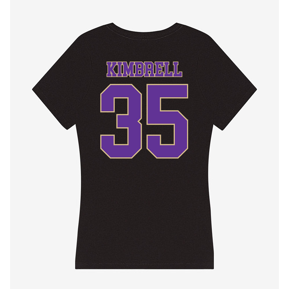Western Carolina - NCAA Baseball : Bryant Kimbrell - Women's V-Neck T-Shirt-1