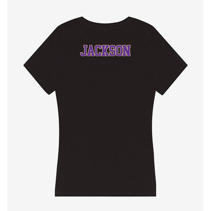 Western Carolina - NCAA Women's Track & Field : Ericka Jackson - Women's V-Neck T-Shirt-1