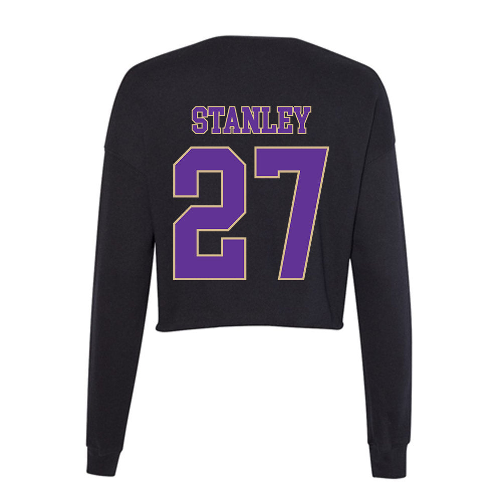 Western Carolina - NCAA Baseball : Wyatt Stanley - Women's Cropped Crew Fleece-1