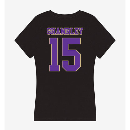 Western Carolina - NCAA Softball : Kimber Shambley - Women's V-Neck T-Shirt-1