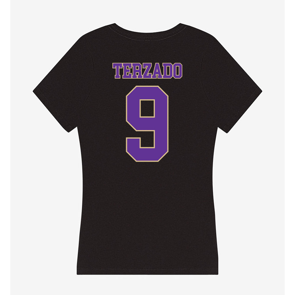 Western Carolina - NCAA Football : Jaylin Terzado - Women's V-Neck T-Shirt-1