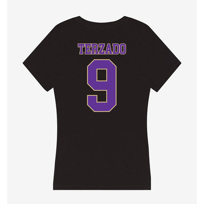 Western Carolina - NCAA Football : Jaylin Terzado - Women's V-Neck T-Shirt-1