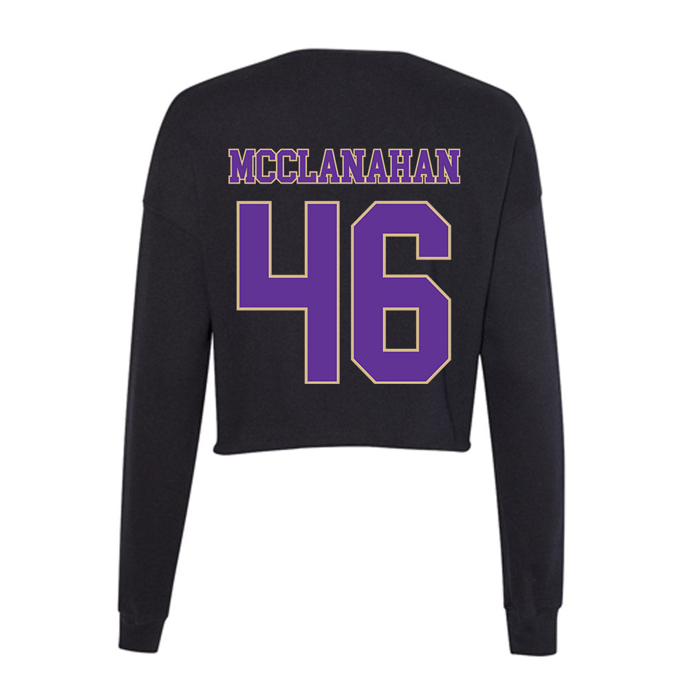 Western Carolina - NCAA Football : Nolan McClanahan - Women's Cropped Crew Fleece-1