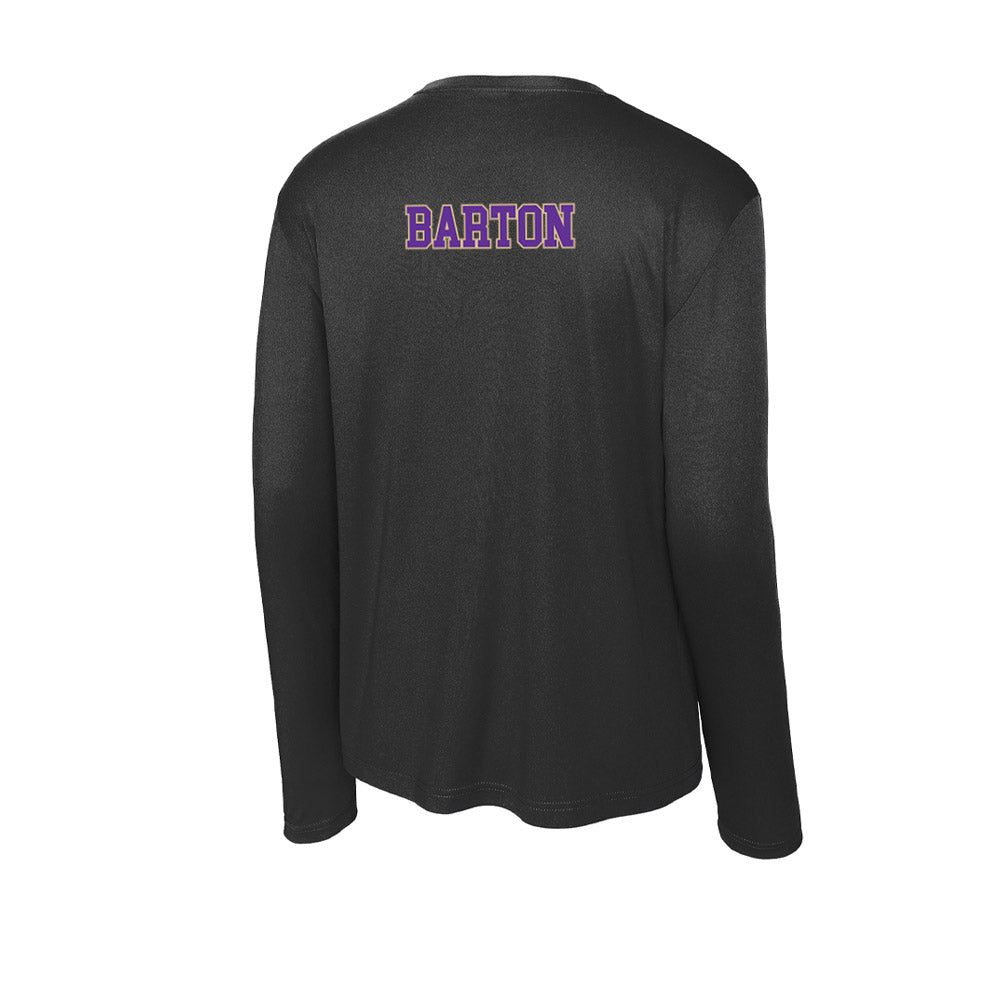 Western Carolina - NCAA Men's Track & Field : Elias Barton - Activewear Long Sleeve T-Shirt-1