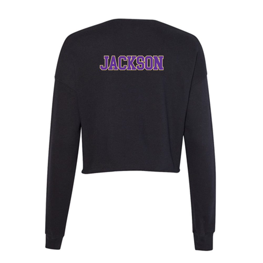 Western Carolina - NCAA Women's Track & Field : Ericka Jackson - Women's Cropped Crew Fleece-1