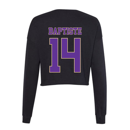 Western Carolina - NCAA Football : vanier Baptiste - Women's Cropped Crew Fleece-1
