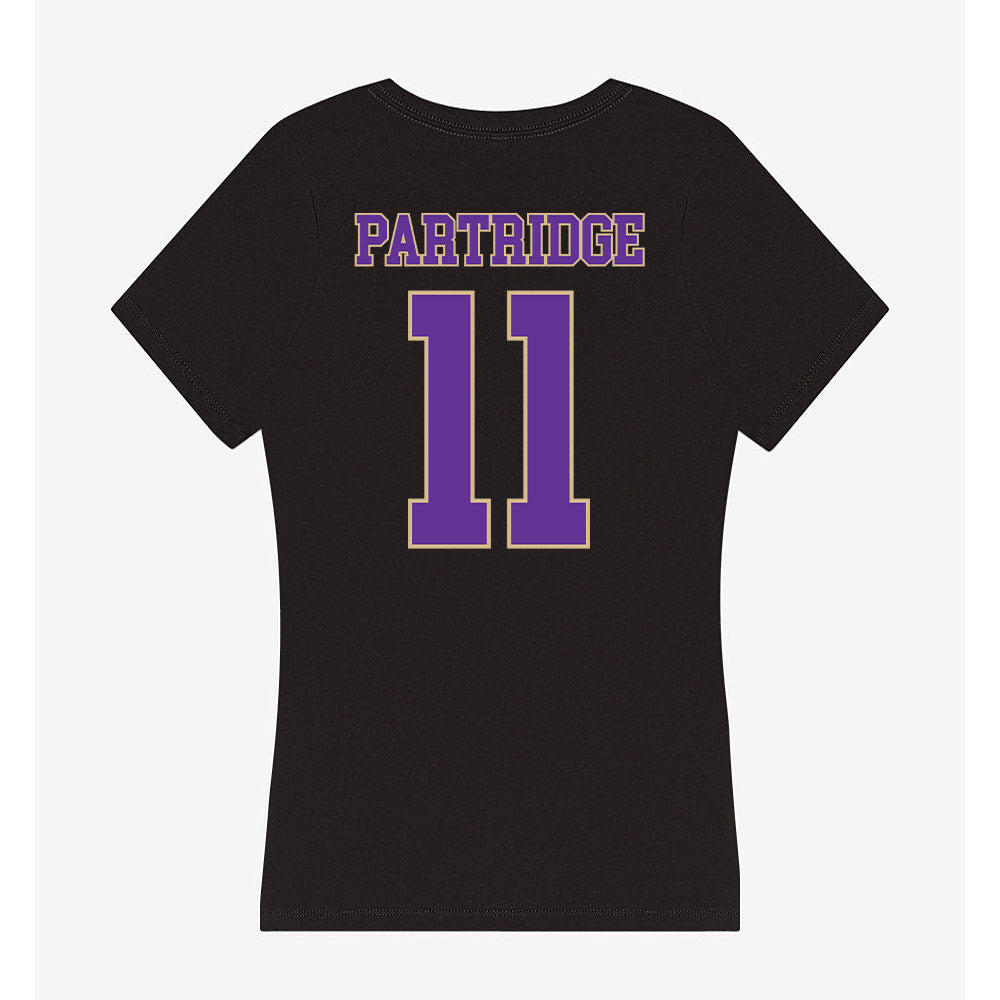 Western Carolina - NCAA Football : Kenyon Partridge - Women's V-Neck T-Shirt-1