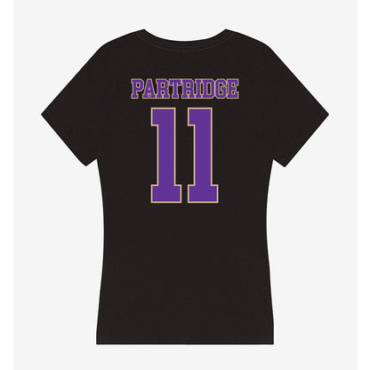 Western Carolina - NCAA Football : Kenyon Partridge - Women's V-Neck T-Shirt-1