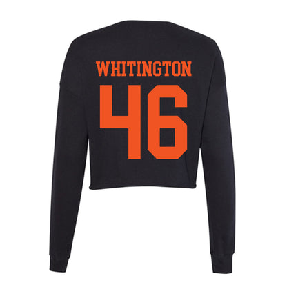 SHSU - NCAA Football : Carson Whitington - Women's Cropped Crew Fleece-1