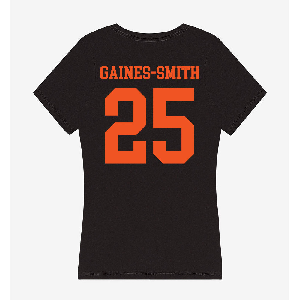 SHSU - NCAA Football : Ah'Marion Gaines-Smith - Women's V-Neck T-Shirt-1