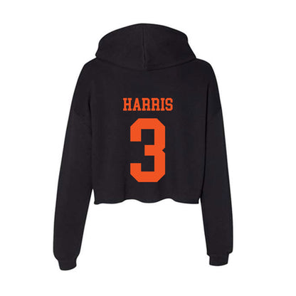 SHSU - NCAA Football : Trey Harris - Women's Crop Fleece Hoodie-1