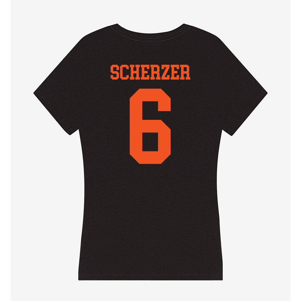 SHSU - NCAA Baseball : Braeden Scherzer - Women's V-Neck T-Shirt-1