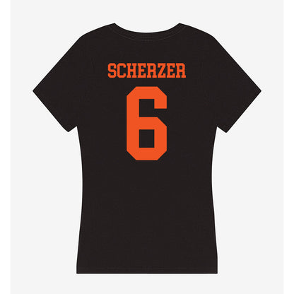 SHSU - NCAA Baseball : Braeden Scherzer - Women's V-Neck T-Shirt-1