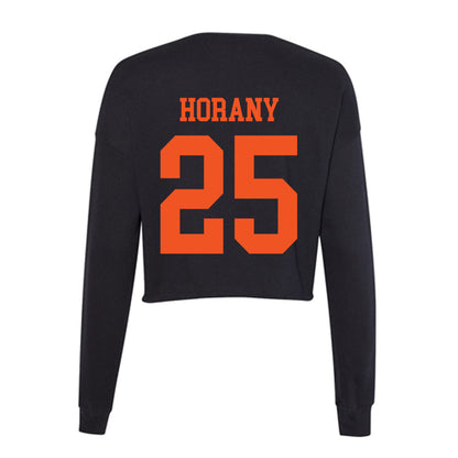 SHSU - NCAA Football : Dax Horany - Women's Cropped Crew Fleece-1