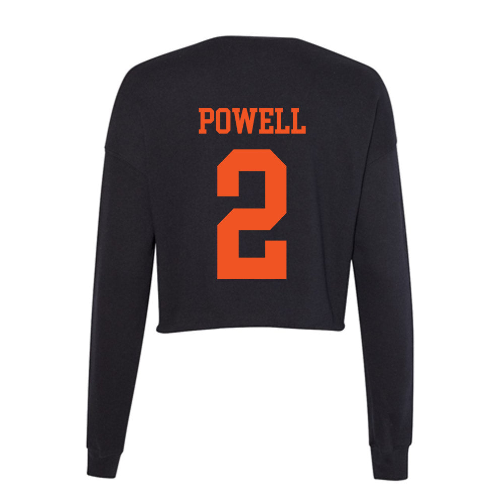 SHSU - NCAA Football : Devonta Powell - Women's Cropped Crew Fleece-1