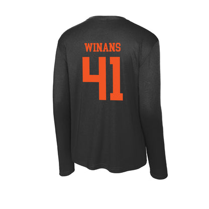 SHSU - NCAA Baseball : Gabe Winans - Activewear Long Sleeve T-Shirt-1