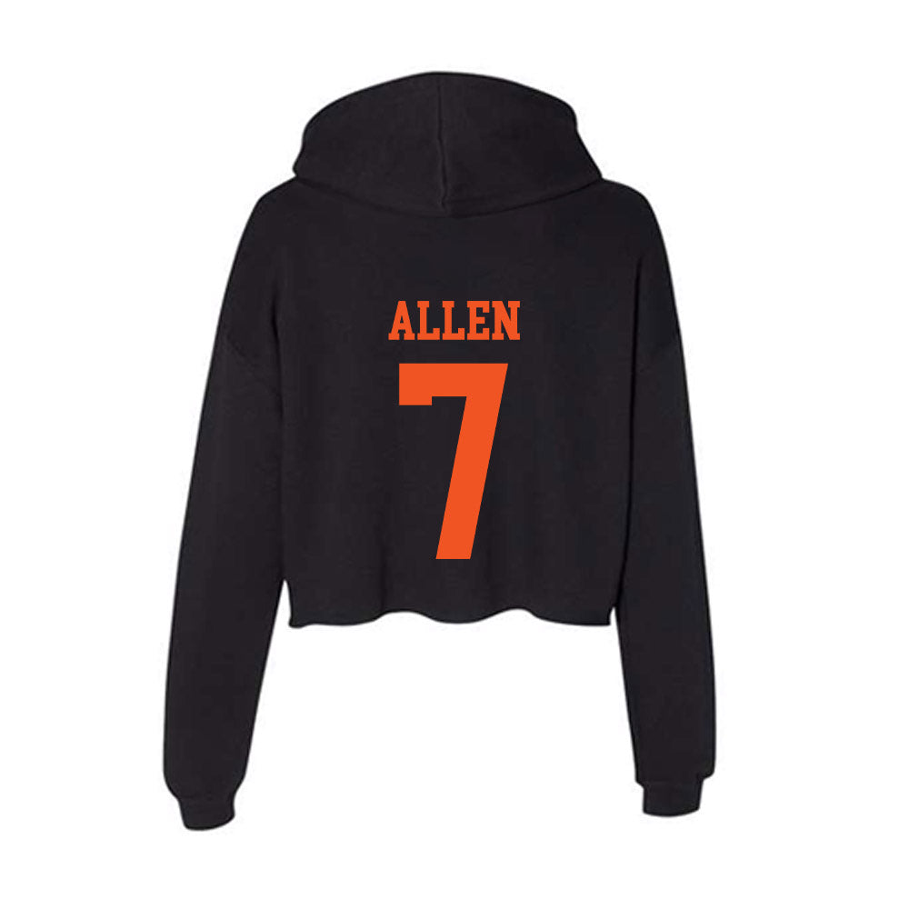 SHSU - NCAA Football : Emon Allen - Women's Crop Fleece Hoodie-1