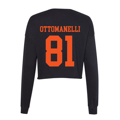 SHSU - NCAA Football : Nico Ottomanelli - Women's Cropped Crew Fleece-1