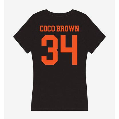 SHSU - NCAA Football : Landan "Coco" Brown - Women's V-Neck T-Shirt-1