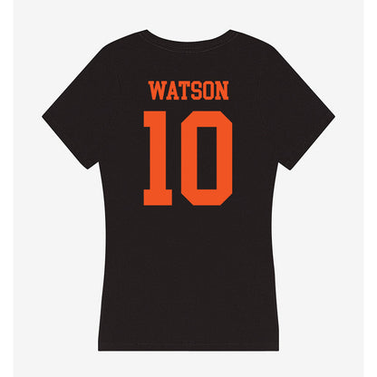 SHSU - NCAA Football : Hunter Watson - Women's V-Neck T-Shirt-1