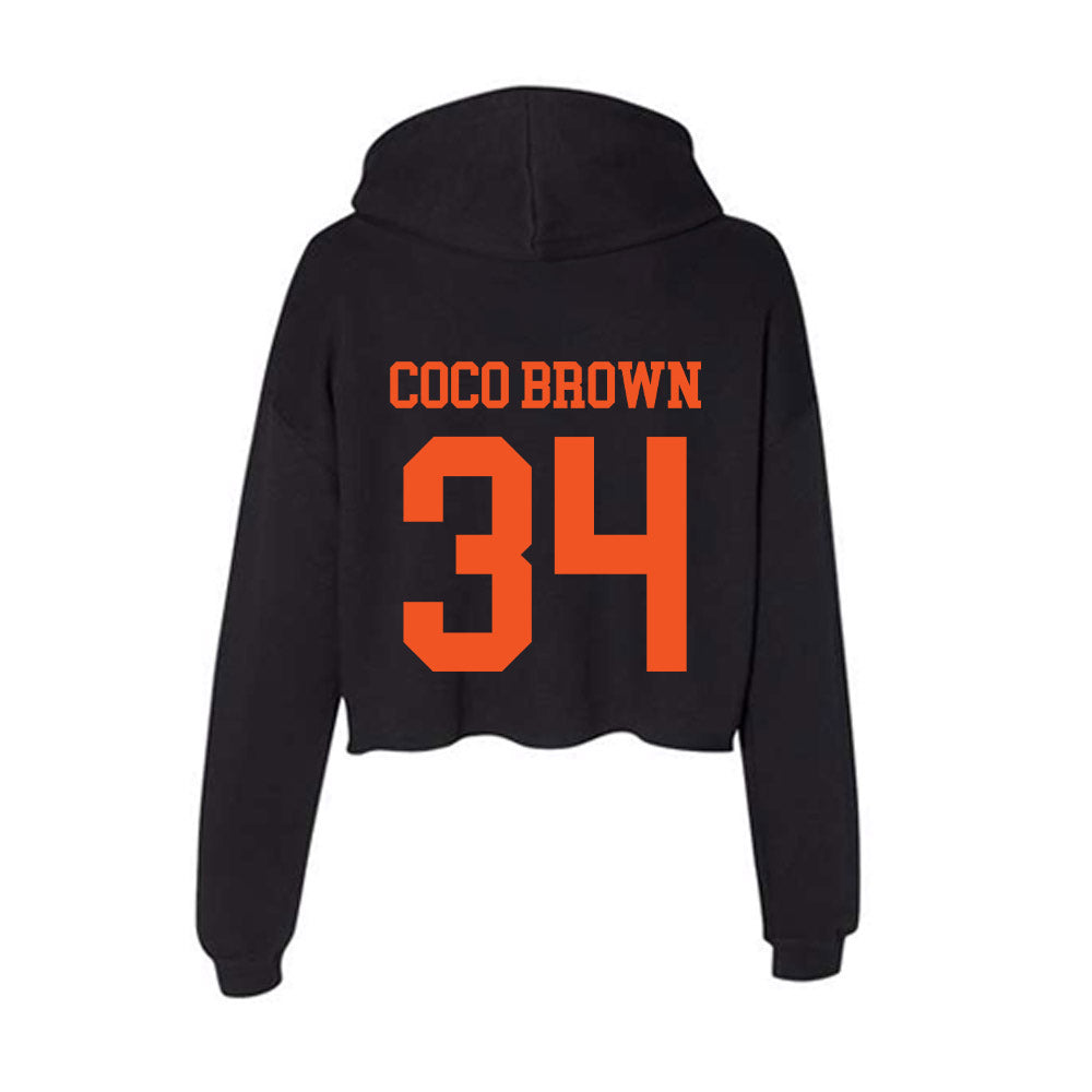 SHSU - NCAA Football : Landan "Coco" Brown - Women's Crop Fleece Hoodie-1