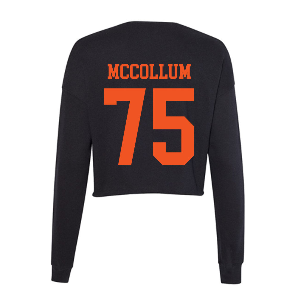 SHSU - NCAA Football : William McCollum - Women's Cropped Crew Fleece-1