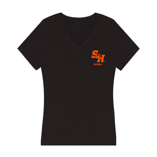 SHSU - NCAA Baseball : Connor Mondey - Women's V-Neck T-Shirt-0