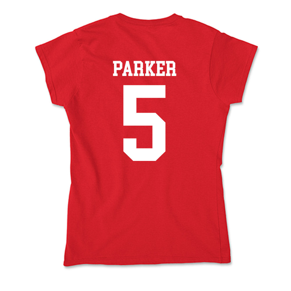 Bradley - NCAA Women's Volleyball : Chloe Parker - Soft Style Women’s T-Shirt-1