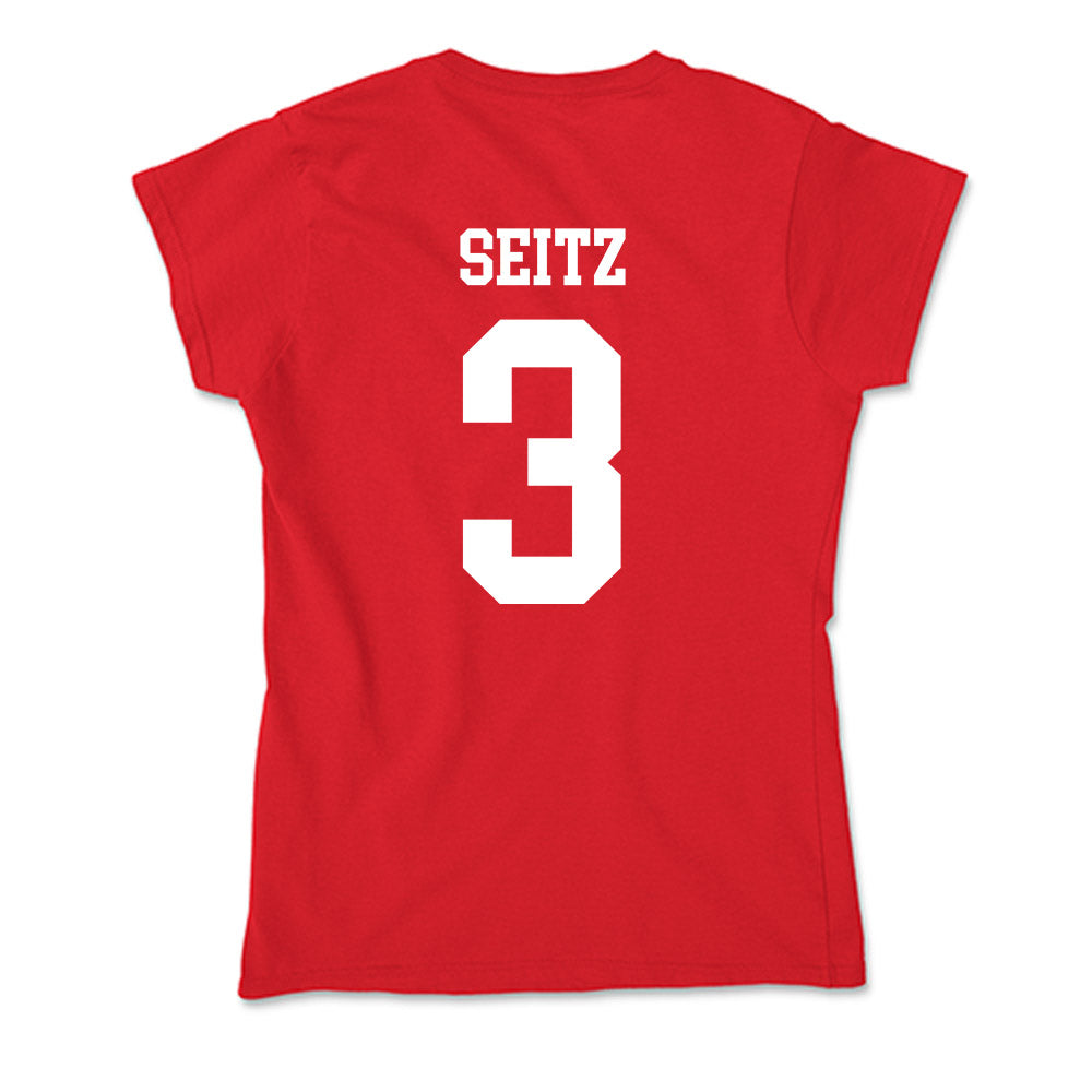 Bradley - NCAA Softball : Brynna Seitz - Soft Style Women’s T-Shirt-1
