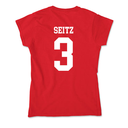 Bradley - NCAA Softball : Brynna Seitz - Soft Style Women’s T-Shirt-1