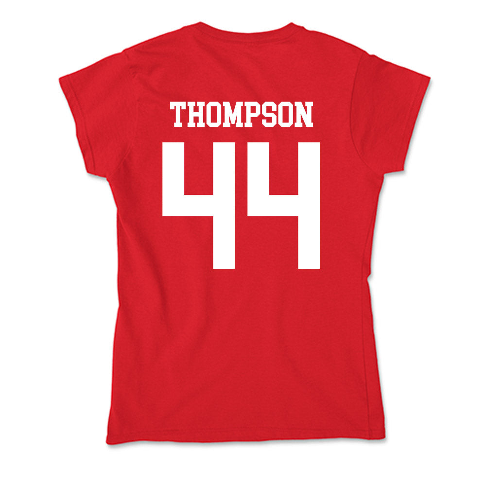 Bradley - NCAA Baseball : Gavin Thompson - Soft Style Women’s T-Shirt-1