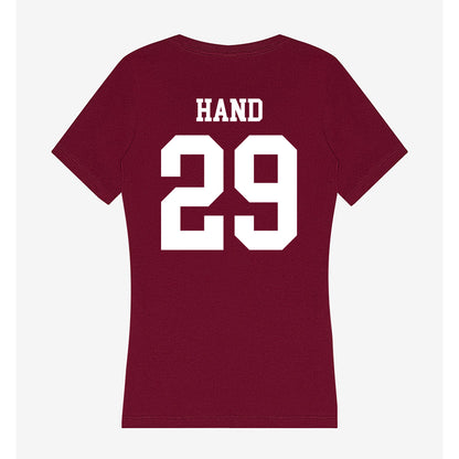 SIU Carbondale - NCAA Baseball : Nolan Hand - Women's V-Neck T-Shirt-1