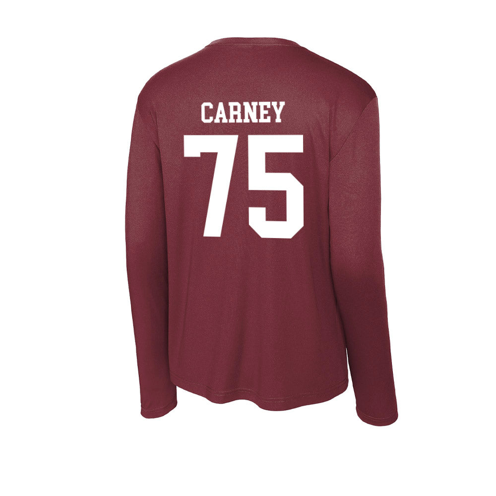SIU Carbondale - NCAA Football : Kate Carney - Activewear Long Sleeve T-Shirt-1