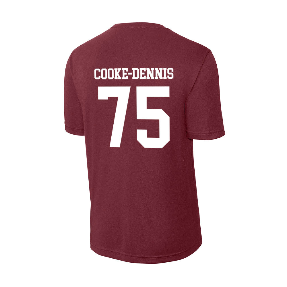 SIU Carbondale - NCAA Football : Tristan Cooke-Dennis - Activewear T-Shirt-1