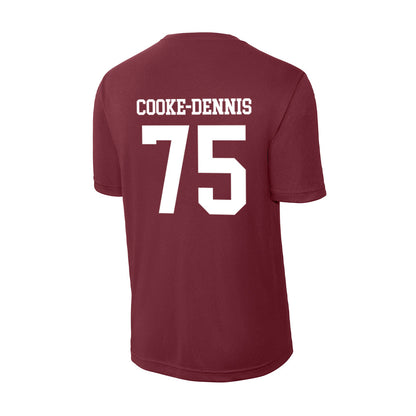 SIU Carbondale - NCAA Football : Tristan Cooke-Dennis - Activewear T-Shirt-1