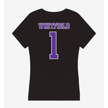 Northwestern State - NCAA Women's Volleyball : Julia Whitfield - Women's V-Neck T-Shirt-1