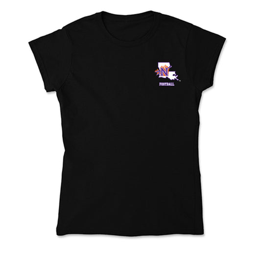 Northwestern State - NCAA Football : Logan Brady - Soft Style Women’s T-Shirt-0