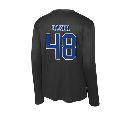 McNeese State - NCAA Football : Trent Baker - Activewear Long Sleeve T-Shirt-1