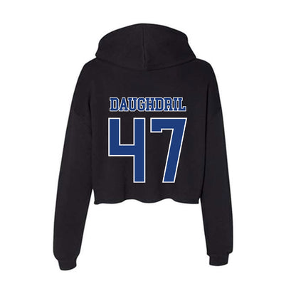 McNeese State - NCAA Football : Landon Daughdril - Women's Crop Fleece Hoodie-1