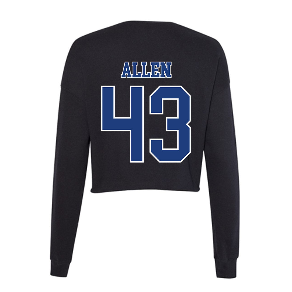 McNeese State - NCAA Football : Jordan Allen - Women's Cropped Crew Fleece-1