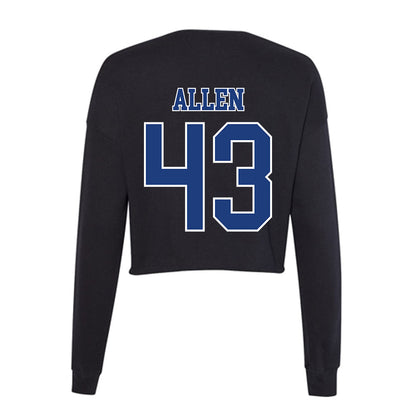McNeese State - NCAA Football : Jordan Allen - Women's Cropped Crew Fleece-1