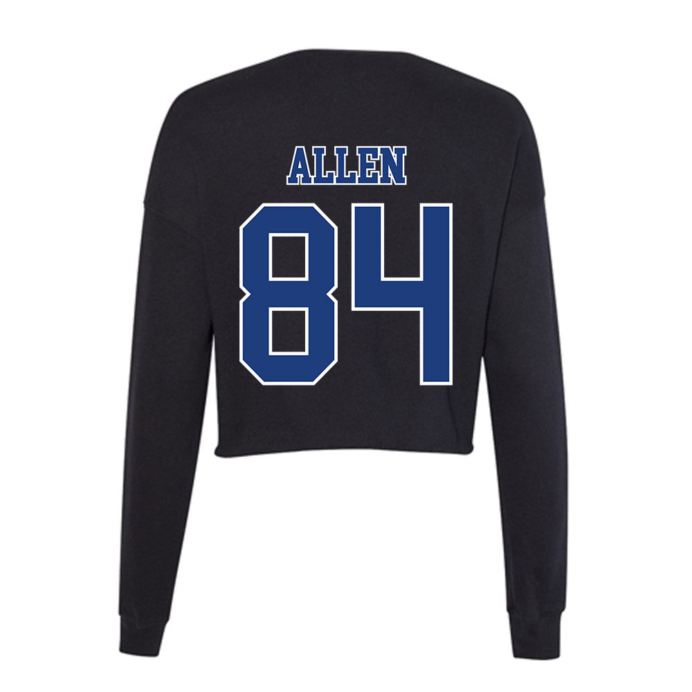 McNeese State - NCAA Football : Ryan Allen - Women's Cropped Crew Fleece-1